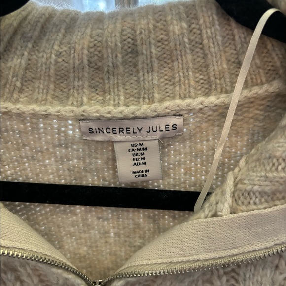 Sincerely Jules - half zip sweater - Picture 2 of 5